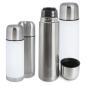 Preview: Edelstahl Thermosflasche mit Trinkbecher-Verschlusskappe - 350ml/750ml - individuell bedruckt