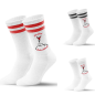 Preview: Socken "Skiclub Schrecksbach - mit Skifahrer" - Tennissocken