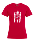 Preview: T-Shirt für Damen "HeckeSchwälmer-Logo gesplasht groß"