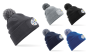 Preview: Bommelmütze JSG Schrecksbach-Neukirchen "Wappen & Name/Initialen/Nummer" - eckiger Patch - Beanie