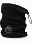 Preview: Neckwarmer / Schlauchschal aus Fleece mit gesticktem JSG-Logo - schwarz oder grau
