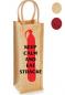 Preview: Woschtdasch "Keep Calm and eat Stracke" - Naturfarben mit Goldglitzer - 1,5 Liter