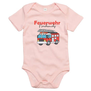 Baby Body "Feuerwehr Nachwuchs" mit Feuerwehrauto