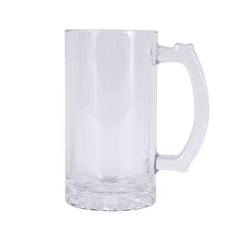 Glasbierkrug - glasklar oder satiniert - individuell bedruckt
