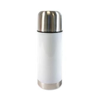 Edelstahl Thermosflasche mit Trinkbecher-Verschlusskappe - 350ml/750ml - individuell bedruckt