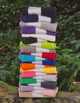 Handtuch mit bedruckbarer Bordüre (50 × 100 cm)
