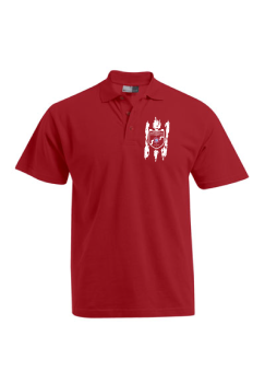 Polo-Shirt mit Brustlogo "HeckeSchwälmer-Logo gesplasht"