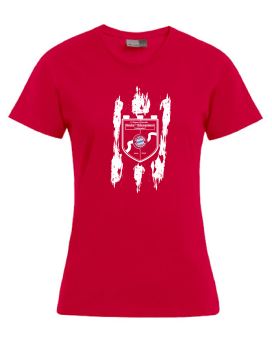 T-Shirt für Damen "HeckeSchwälmer-Logo gesplasht groß"
