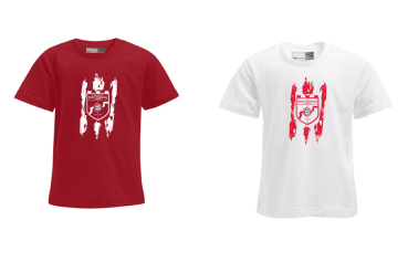 T-Shirt für Damen "HeckeSchwälmer-Logo gesplasht groß"