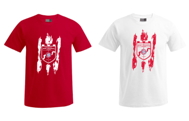 T-Shirt für Herren "HeckeSchwälmer-Logo gesplasht groß"