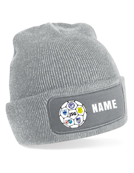 Preview: Beanie "JSG Schrecksbach-Neukirchen" - runder Patch mit Wappen