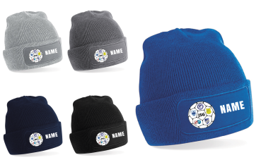 Beanie JSG Schrecksbach-Neukirchen "Wappen & Name/Initialen/Nummer" - eckiger Patch