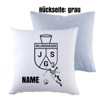 Kissen JSG Willingshausen "Wappen + Spieler + Name" - individuell bedruckt