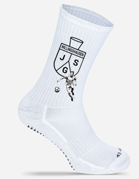 Ballersocks "JSG Willingshausen" - Motiv: Fußballer - Socken mit Grip