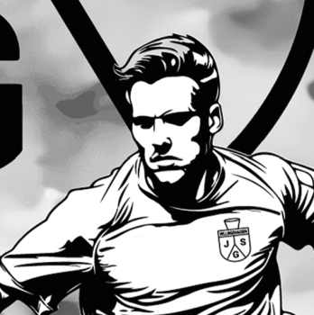 Handtuch "JSG Willingshausen" Logo + Fußballer Splash - personalisiert