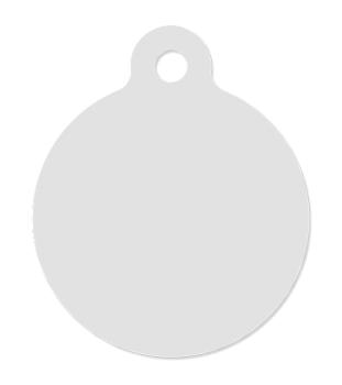 Individueller Halsband-Anhänger – Herz, Knochen oder Rund