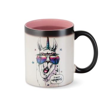Farbwechseltasse "Zaubertasse" matt und farbig - individuell bedruckt