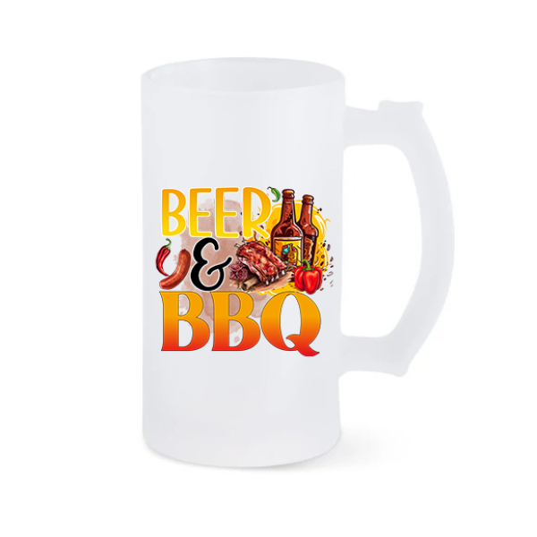 Bierkrug "Beer & BBQ"