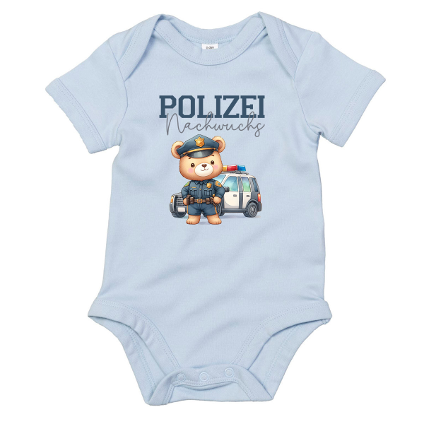 Baby Body "Polizei Nachwuchs" Bärchen mit Polizeiauto
