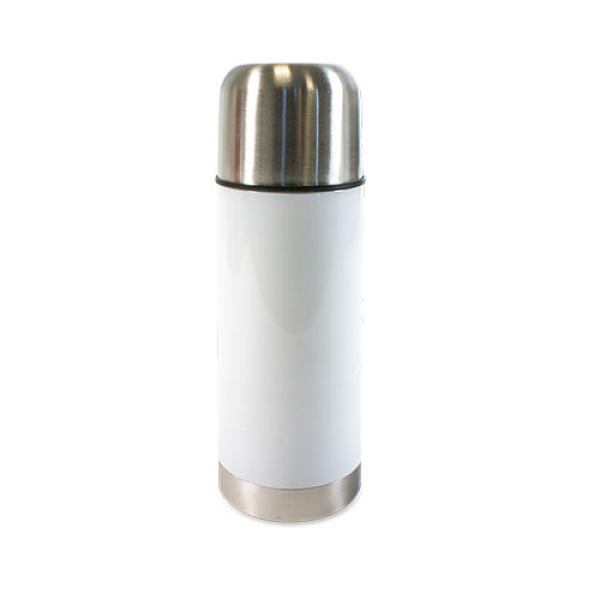 Edelstahl Thermosflasche mit Trinkbecher-Verschlusskappe - 350ml/750ml - individuell bedruckt