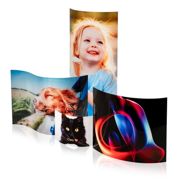3D-Fotopanel "Doppelwelle" - individuell bedruckt - 2-wellig gewellt