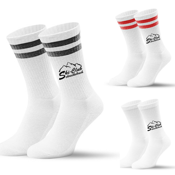 Socken "Skiclub Schrecksbach - mit Logo" - Tennissocken