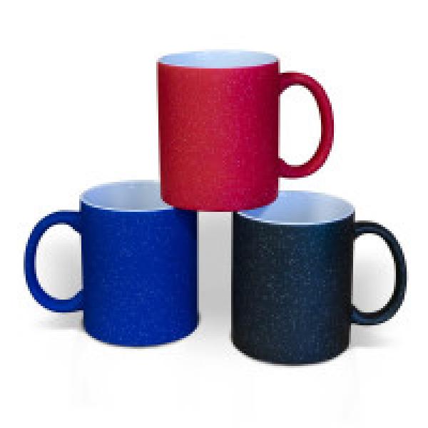 Farbwechseltasse "Zaubertasse" mit Glitzer - individuell bedruckt