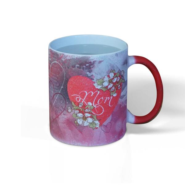 Farbwechseltasse "Zaubertasse" mit Glitzer - individuell bedruckt