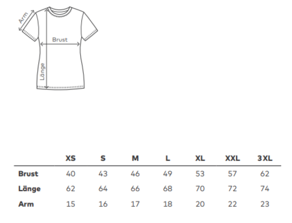 T-Shirt für Damen "HeckeSchwälmer-Logo gesplasht groß"