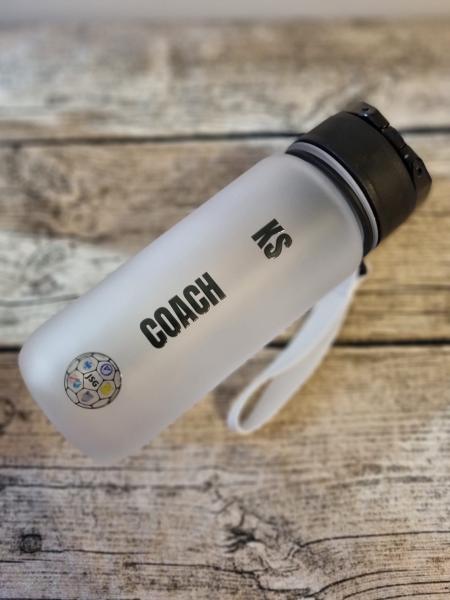 Trinkflasche "JSG Schrecksbach-Neukirchen" - individuell bedruckt - mit Wappen, Name und/oder Nummer