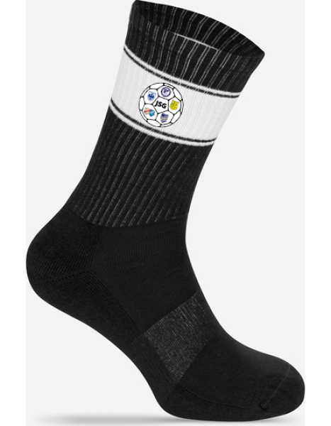 Socken - colored "JSG Schrecksbach-Neukirchen" - verschiedene Größen - schwarz