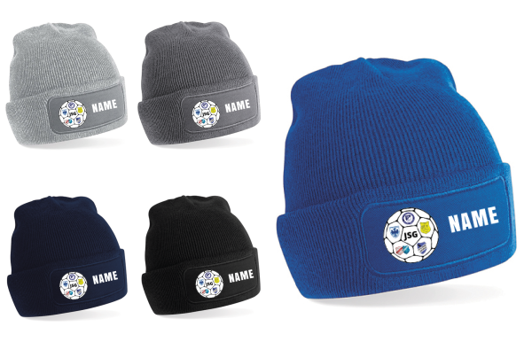 Beanie JSG Schrecksbach-Neukirchen "Wappen & Name/Initialen/Nummer" - eckiger Patch