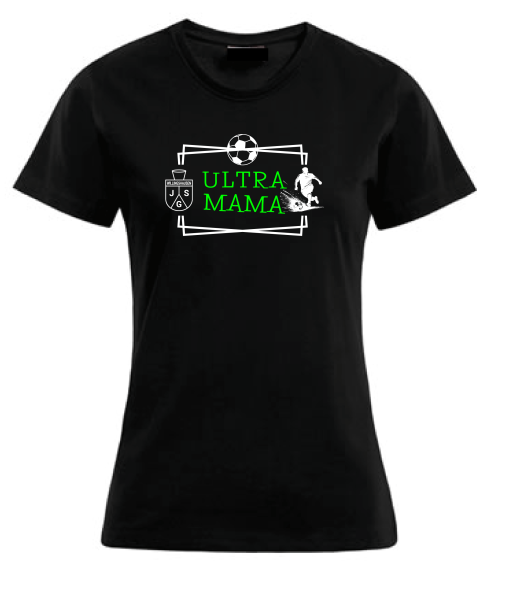 Fan-Shirt "JSG Ultras" - schwarz / neongrün (Damen, Herren, Kinder)