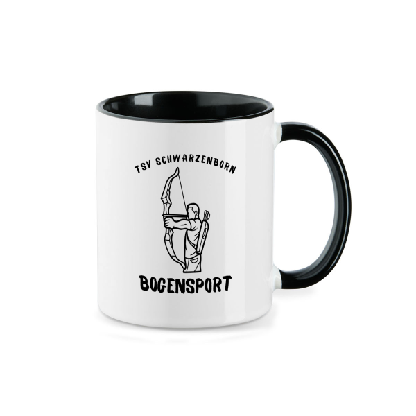 Tasse "TSV Schwarzenborn Bogensport" - mit oder ohne Wunschname