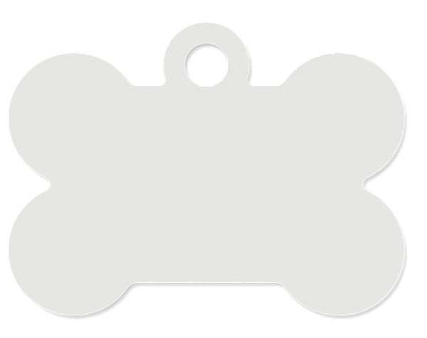 Individueller Halsband-Anhänger – Herz, Knochen oder Rund