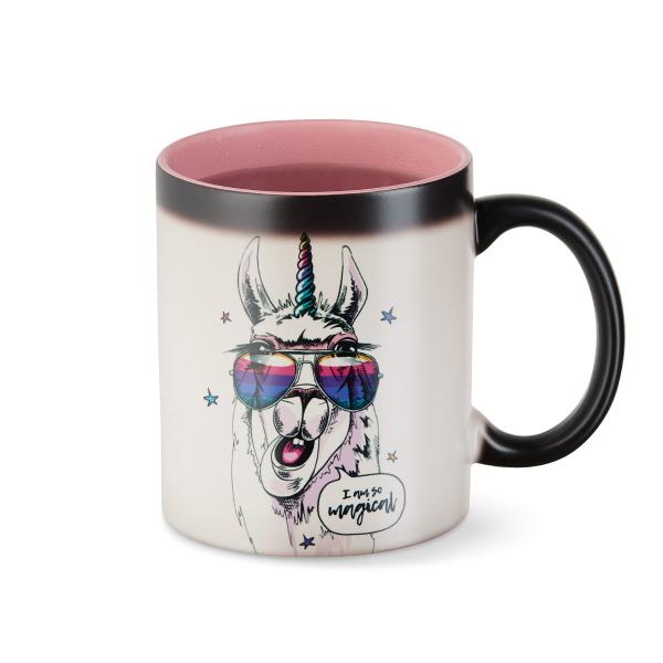 Farbwechseltasse "Zaubertasse" matt und farbig - individuell bedruckt