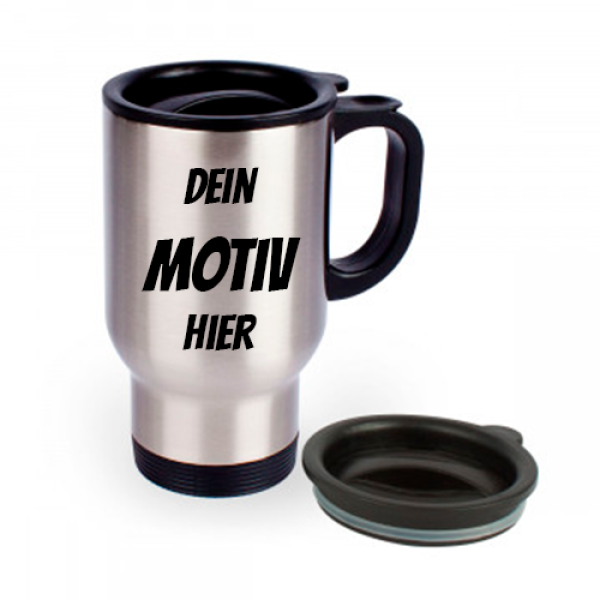 Edelstahl Thermobecher - individuell bedruckt - Coffee2go